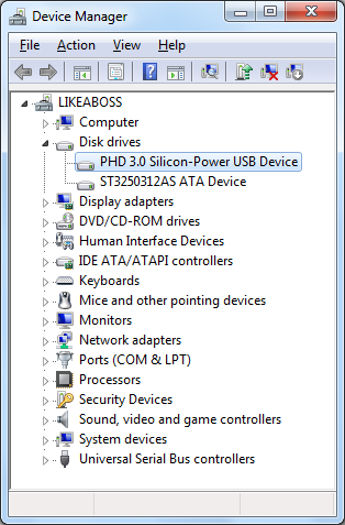 silicon-power USB Device